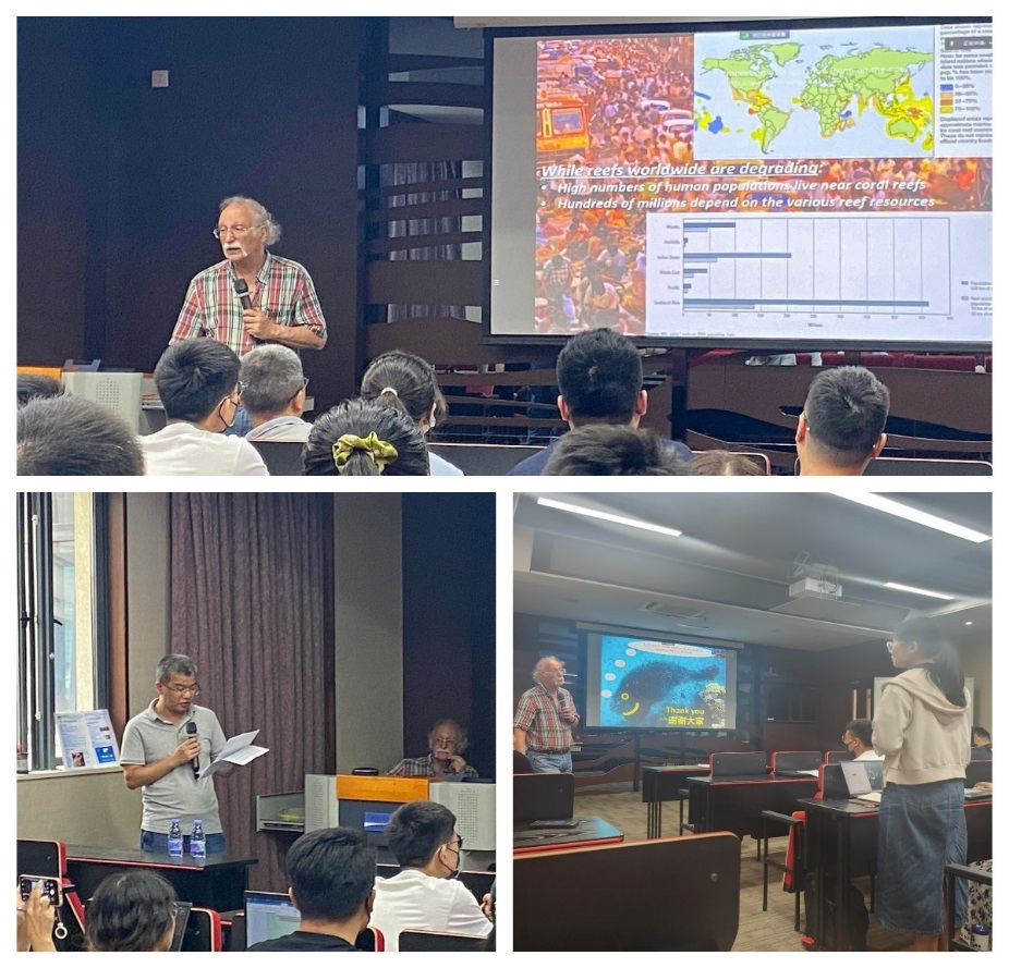 ONCE Program Invites Prof. Rinkevich to Give a Seminar on Gardening Coral Reefs